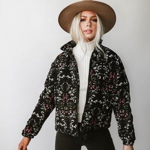 Weslie Floral Quilted Jacket